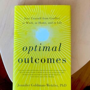 Optimal Outcomes Book in Bright Yellow